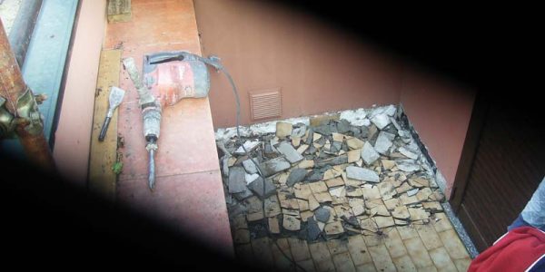 Demolizione impermeabilizzazione e rifacimento terrazzini e balconi - Via S. Bernardo Chiaravalle MI
