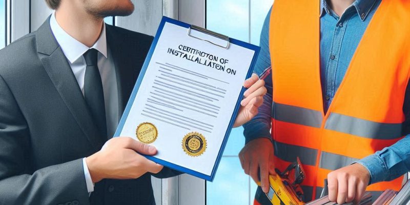 certificazione posa in opera serramenti